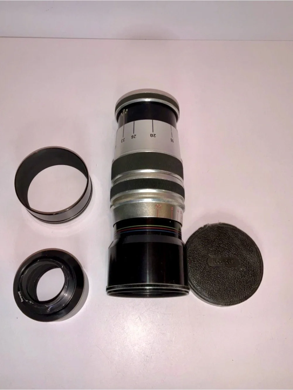 Heinz Kilfitt Munchen Tele-Kilar 300mm f/5.6 Vintage Camera Lens With Caps Works